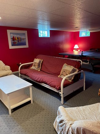 East Sandwich Cape Cod vacation rental - Room with Full Futon, Ping Pong Table, TV, DVD