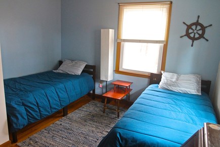 Eastham Cape Cod vacation rental - 1st Floor Bedroom with 2 Twin Beds, AC unit and  desk.