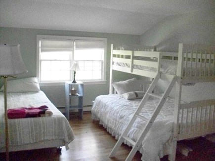 Dennis Cape Cod vacation rental - Second floor-Bedroom 4 with twin over full bunk