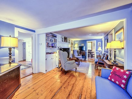 Barnstable Village Cape Cod vacation rental - Family Parlor Room with Flat Screen TV