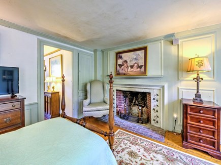 Barnstable Village Cape Cod vacation rental - First Level bedroom with 2 twins and TV