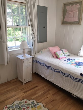 South Chatham Cape Cod vacation rental - Twin bedroom.. bed is a high riser(pop up trundle)