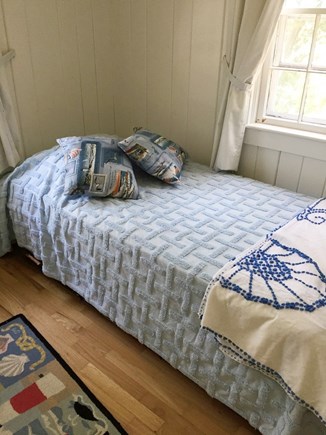 South Chatham Cape Cod vacation rental - Twin bedroom.. bed is a high riser (pop up trundle)
