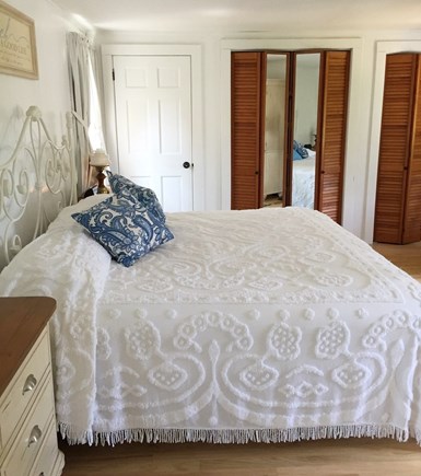 South Chatham Cape Cod vacation rental - King master bed..40 inch cable TV..armoire with spacious storage
