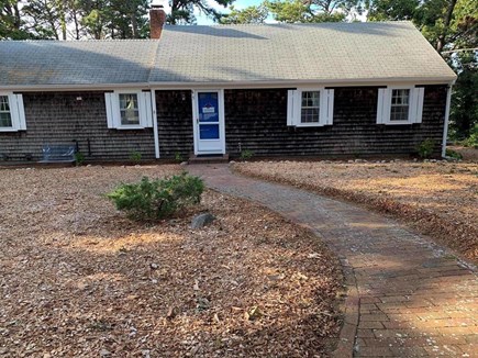 South Chatham Cape Cod vacation rental - Street view of house..Central AC..residential area