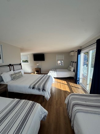 Dennis Cape Cod vacation rental - Upstairs Bedroom with (3) Queens and (1) twin
