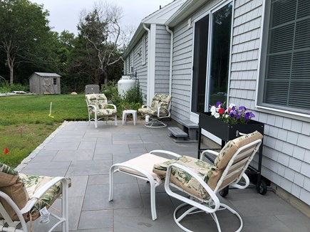 Bayside in East Dennis Cape Cod vacation rental - Back patio