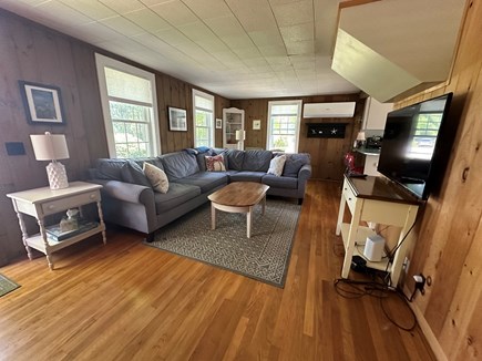 Quivet Neck, East Dennis Cape Cod vacation rental - Living room w/flat screen TV & Roku