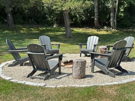 Quivet Neck, East Dennis Cape Cod vacation rental - Fire pit with seating for 6