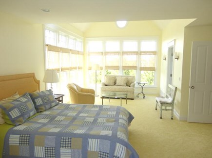 West Yarmouth Cape Cod vacation rental - 2nd floor Master Bedroom with seating area and full bath