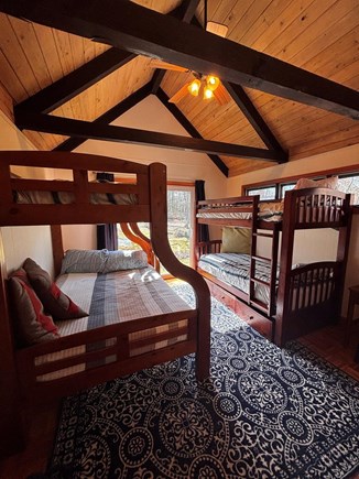 Brewster Cape Cod vacation rental - Two bunkbeds, three twin beds, one has lower full bed.
