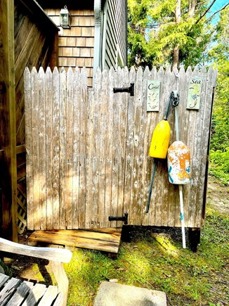 Brewster Cape Cod vacation rental - Large outdoor shower