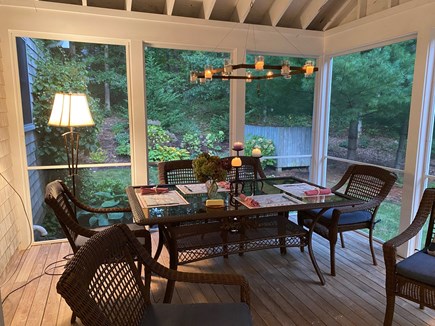 South Orleans Cape Cod vacation rental - Best spot in the house - screened porch - dine, relax, TV