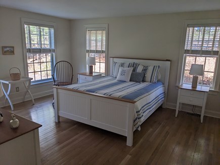 South Orleans Cape Cod vacation rental - Queen primary bedroom on first floor, with private bath