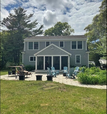 Harwichport Cape Cod vacation rental - Back yard - Very private and large.