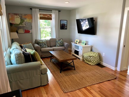 Harwichport Cape Cod vacation rental - Family room with Flat screen TV