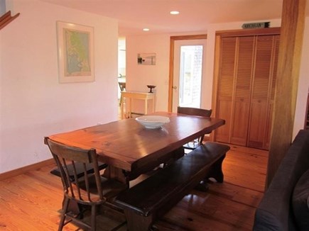 Wellfleet Cape Cod vacation rental - 1st floor dining area with table expands to seat 10.