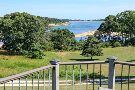 South Orleans Cape Cod vacation rental - View from the balcony off the dining room.