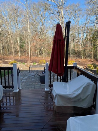 Falmouth Cape Cod vacation rental - Bright and sunny deck and patio with hot tub just waiting