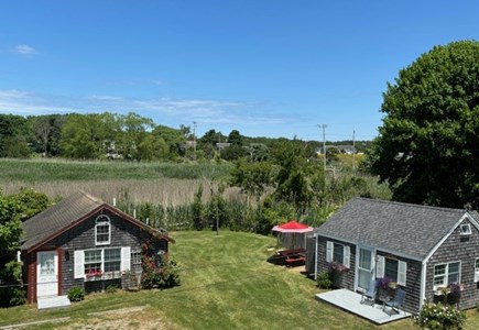 Wellfleet Cape Cod vacation rental - Harborside cottage is on the right
