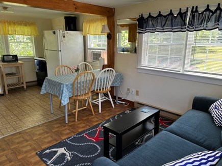 Wellfleet Cape Cod vacation rental - Living area and partial view of kitchen
