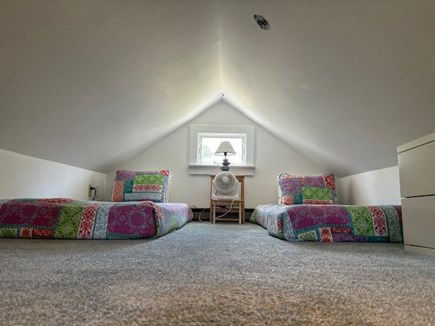 Wellfleet Cape Cod vacation rental - View of two single beds in loft