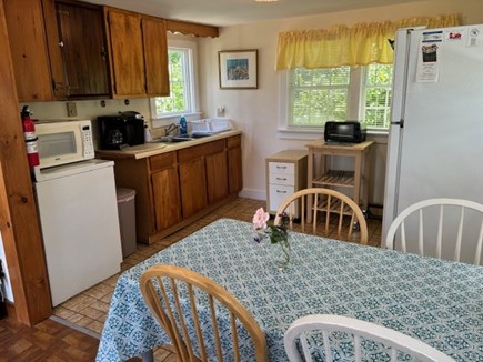 Wellfleet Cape Cod vacation rental - Partial view of kitchen and dining area