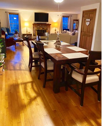 Falmouth Cape Cod vacation rental - Dining table can seat 12.
