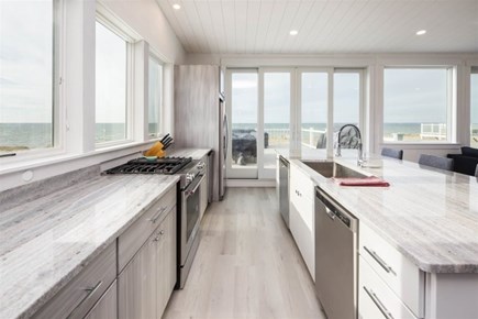 Truro Cape Cod vacation rental - Fully equipped kitchen 180 degree Views of Fisher Beach