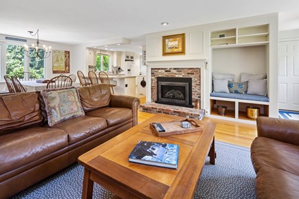 Orleans Cape Cod vacation rental - Gas fireplace for those chilly Summer nights