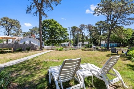 Dennis Port Cape Cod vacation rental - Picture badminton, paddle ball, or lunch on the picnic table