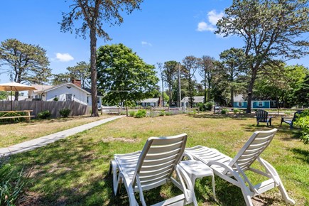 Dennis Port Cape Cod vacation rental - Front yard perfect for badminton, paddle ball and lounging