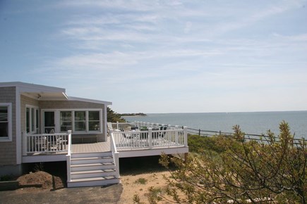 Wellfleet Cape Cod vacation rental - The Back Deck Overlooking the Bay