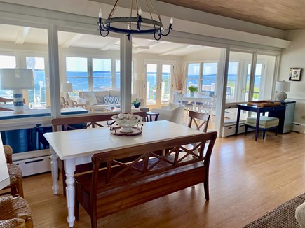 Wellfleet Cape Cod vacation rental - Dining table seats 8