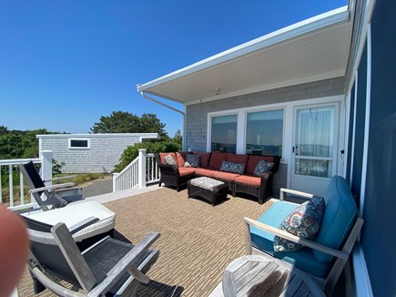 Wellfleet Cape Cod vacation rental - Large seating on deck