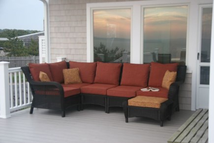 Wellfleet Cape Cod vacation rental - Seating area on the deck