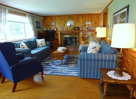 Dennis Cape Cod vacation rental - Spacious living room with flatscreen TV