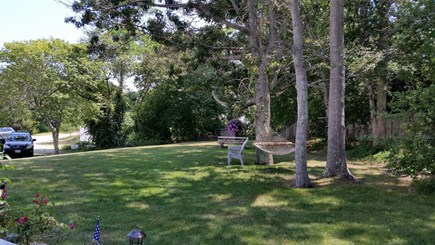 West Dennis Cape Cod vacation rental - Large yard for kids to play