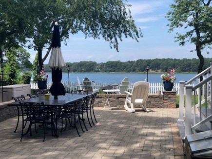 West Dennis Cape Cod vacation rental - Side Patio, great for entertaining