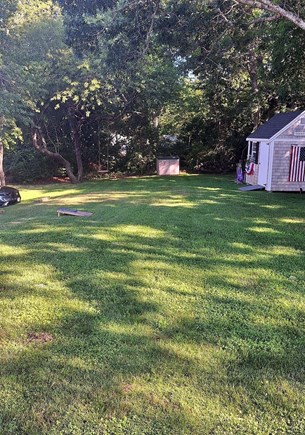 West Dennis Cape Cod vacation rental - Large front lot for kids to play