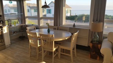 Truro Cape Cod vacation rental - The Golden Hour - sunset in the kitchen