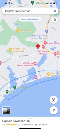 Falmouth Village Cape Cod vacation rental - Surf drive beach is 0.9 miles. Can also be reached via bike path.