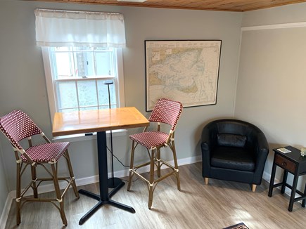 Falmouth Village Cape Cod vacation rental - Tall kitchen table by the window