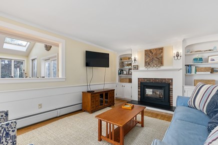 Chatham Cape Cod vacation rental - Fireplace / TV room