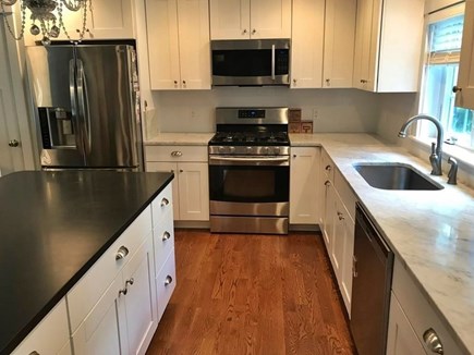 Plymouth MA vacation rental - Open Kitchen great for the cook in the family, Island seats 3