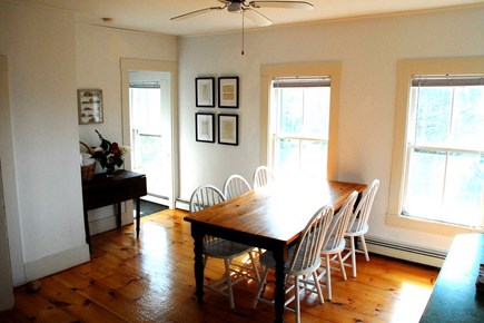 Provincetown Cape Cod vacation rental - Dining room accomodates 6 - 8, also wide pine floors