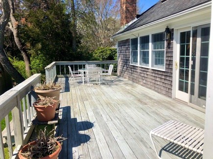 Orleans Cape Cod vacation rental - Back deck