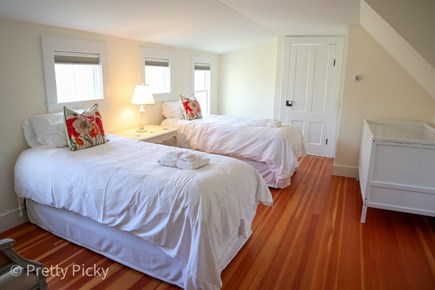Brewster Cape Cod vacation rental - Fourth bedroom has two twins plus a crib