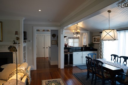 Harwich Port  Cape Cod vacation rental - Dining table and wet bar