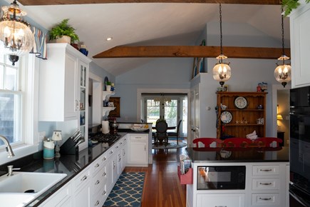 Harwich Port  Cape Cod vacation rental - Kitchen through view to formal dinning room and front porch